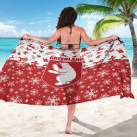 Greenland Christmas Sarong Land of Ice Heart of Fire - Wonder Print Shop
