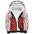 Greenland Christmas Sherpa Hoodie Land of Ice Heart of Fire - Wonder Print Shop