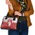 Greenland Christmas Shoulder Handbag Land of Ice Heart of Fire - Wonder Print Shop