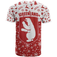 Greenland Christmas T Shirt Land of Ice Heart of Fire - Wonder Print Shop