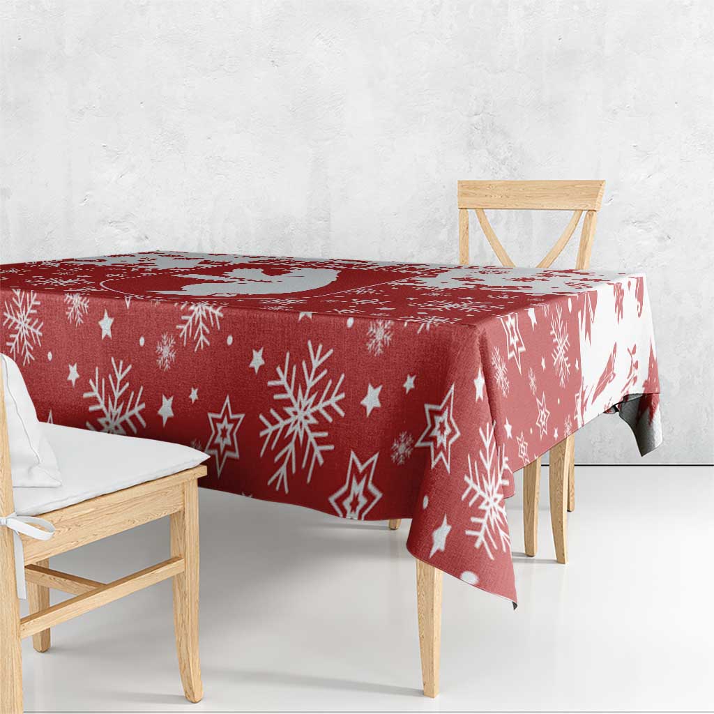 Greenland Christmas Tablecloth Land of Ice Heart of Fire - Wonder Print Shop