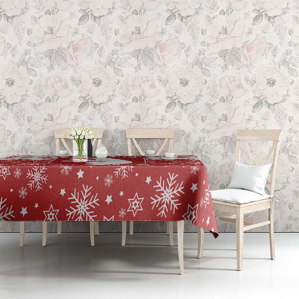 Greenland Christmas Tablecloth Land of Ice Heart of Fire - Wonder Print Shop