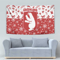Greenland Christmas Tapestry Land of Ice Heart of Fire - Wonder Print Shop