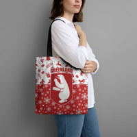 Greenland Christmas Tote Bag Land of Ice Heart of Fire - Wonder Print Shop