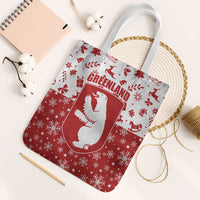 Greenland Christmas Tote Bag Land of Ice Heart of Fire - Wonder Print Shop