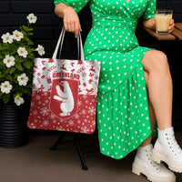 Greenland Christmas Tote Bag Land of Ice Heart of Fire - Wonder Print Shop