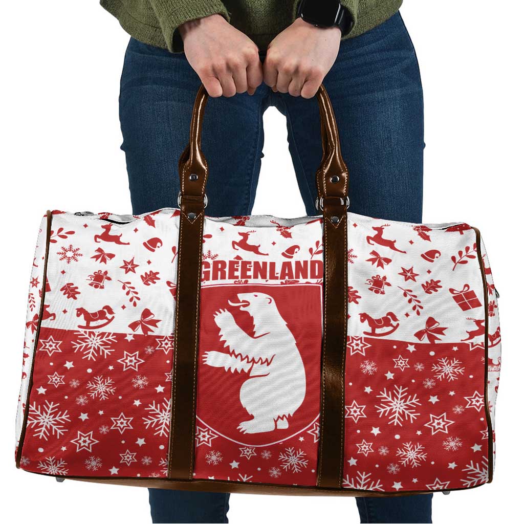 Greenland Christmas Travel Bag Land of Ice Heart of Fire - Wonder Print Shop