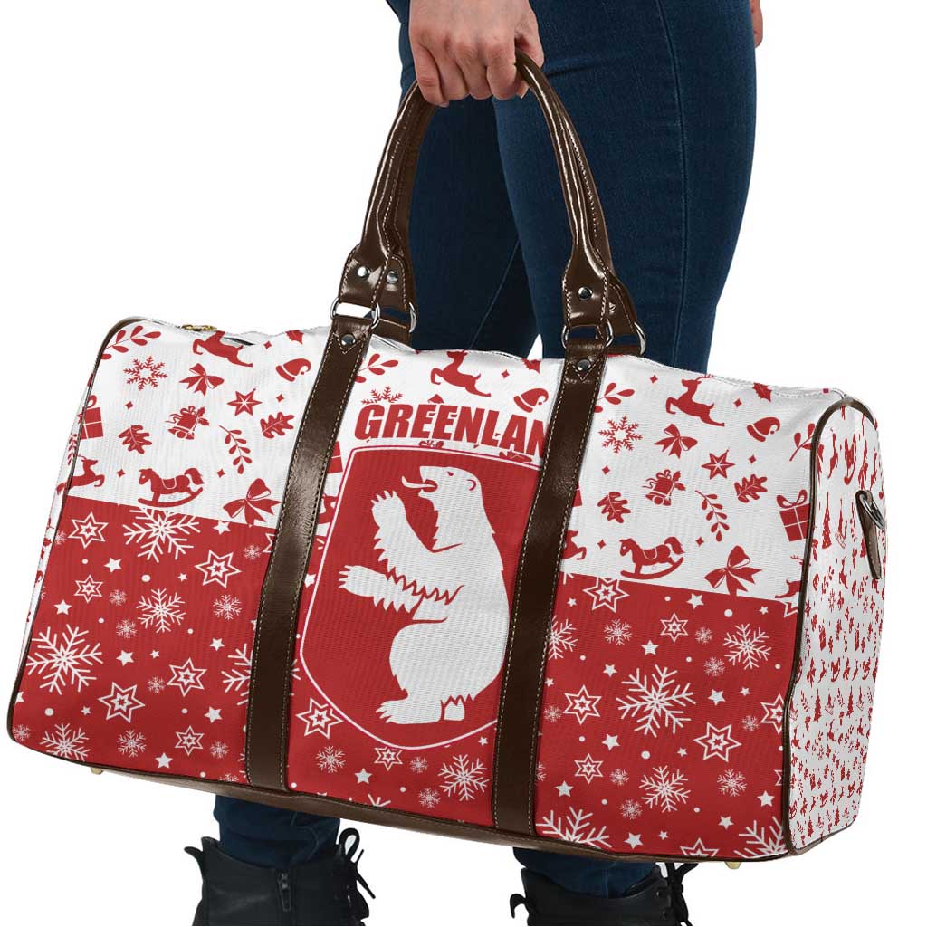 Greenland Christmas Travel Bag Land of Ice Heart of Fire - Wonder Print Shop