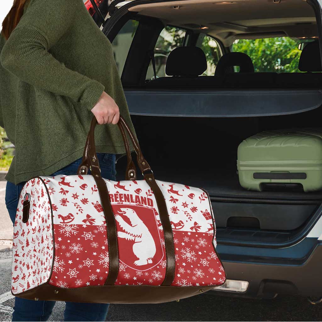 Greenland Christmas Travel Bag Land of Ice Heart of Fire - Wonder Print Shop