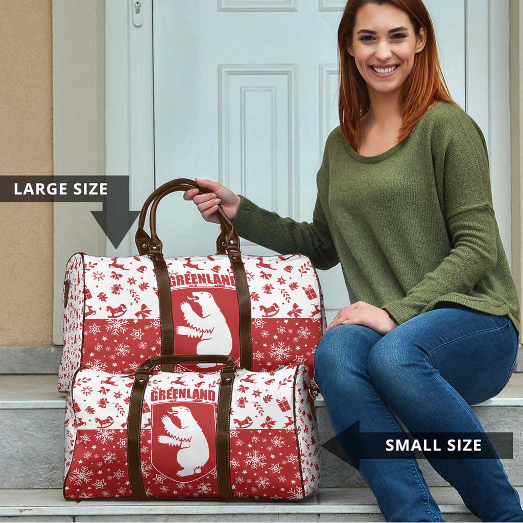 Greenland Christmas Travel Bag Land of Ice Heart of Fire - Wonder Print Shop