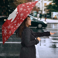 Greenland Christmas Umbrella Land of Ice Heart of Fire - Wonder Print Shop