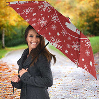 Greenland Christmas Umbrella Land of Ice Heart of Fire - Wonder Print Shop