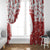 Greenland Christmas Window Curtain Land of Ice Heart of Fire - Wonder Print Shop