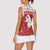 Greenland Christmas Women Sleeveless Polo Shirt Land of Ice Heart of Fire - Wonder Print Shop