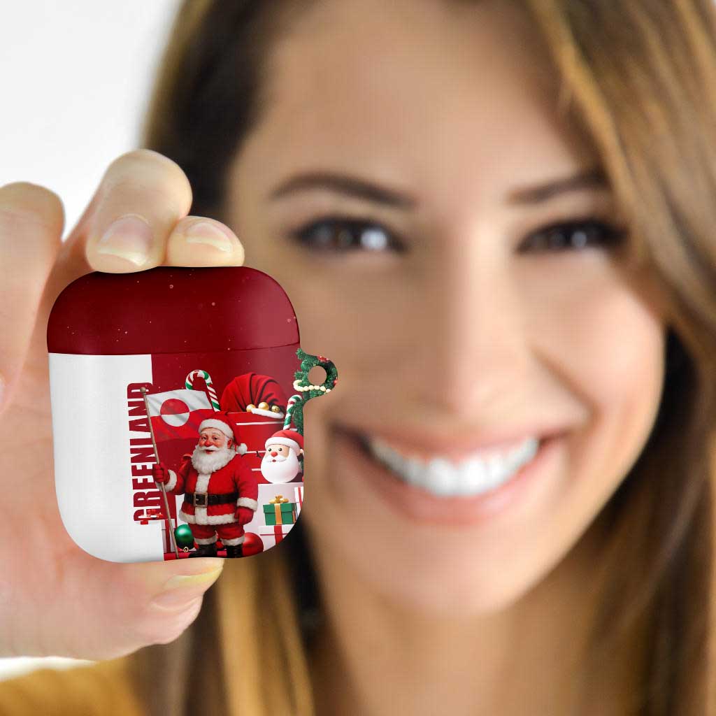 Greenland Santa Christmas AirPods Case Nordic Holiday Pride Design - Wonder Print Shop