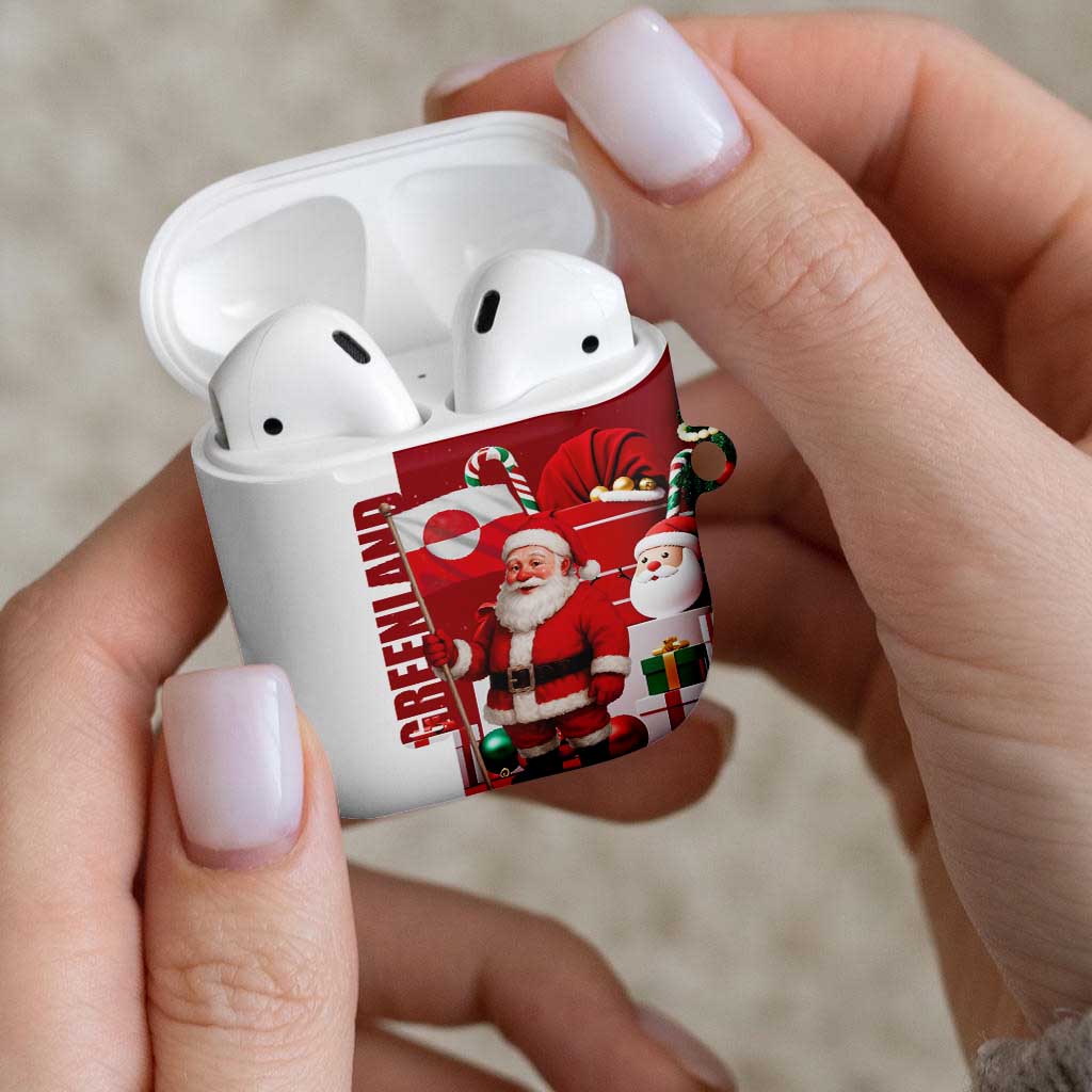 Greenland Santa Christmas AirPods Case Nordic Holiday Pride Design - Wonder Print Shop
