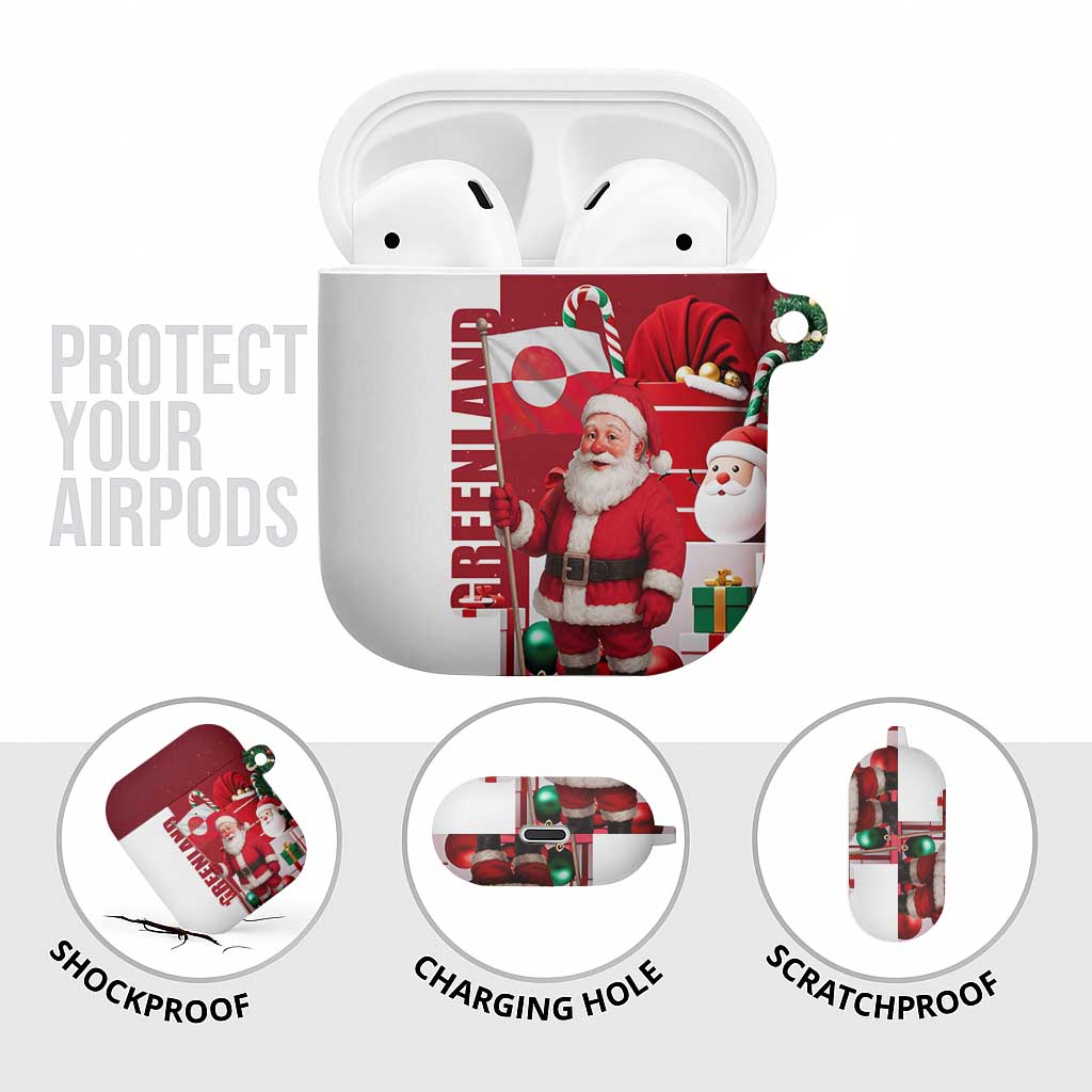 Greenland Santa Christmas AirPods Case Nordic Holiday Pride Design - Wonder Print Shop