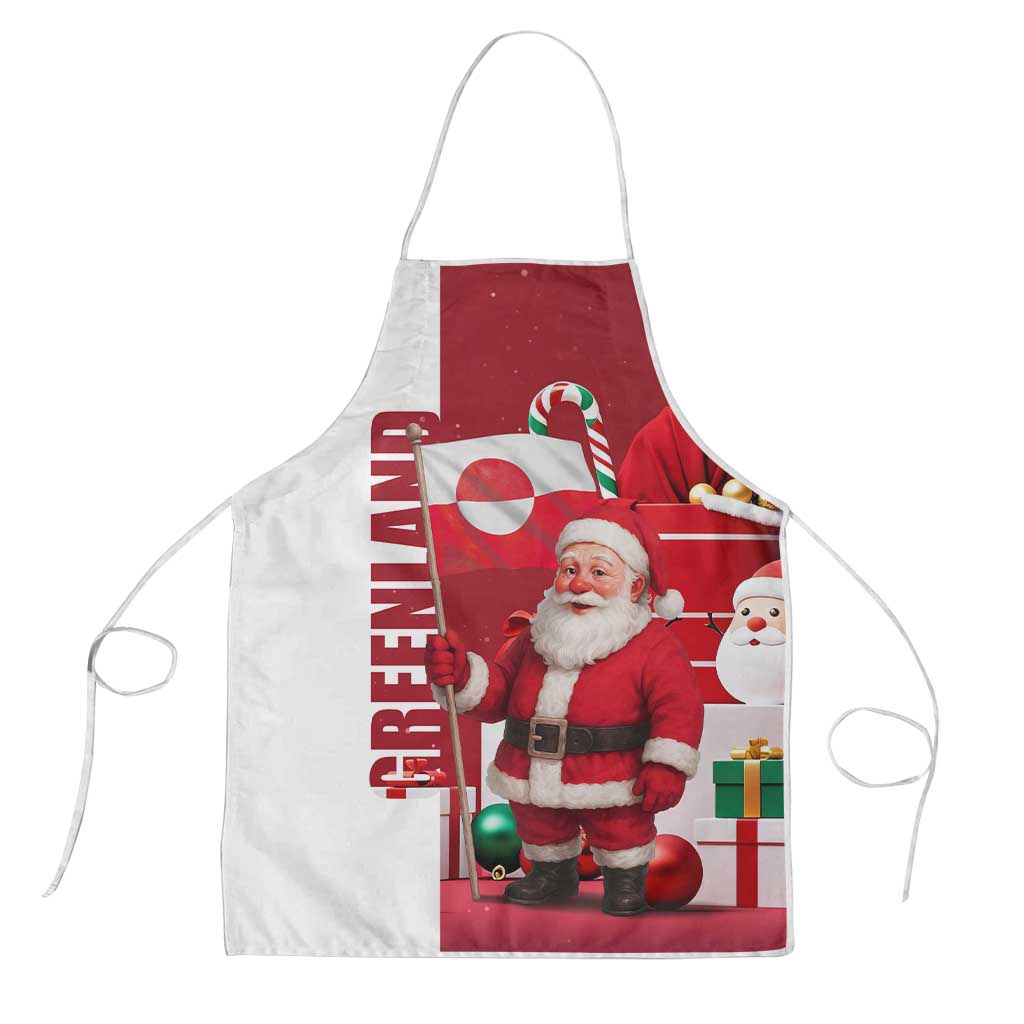 Greenland Santa Christmas Apron Nordic Holiday Pride Design - Wonder Print Shop