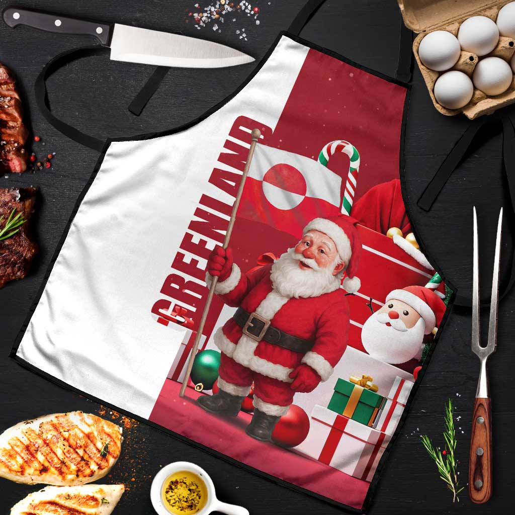 Greenland Santa Christmas Apron Nordic Holiday Pride Design - Wonder Print Shop