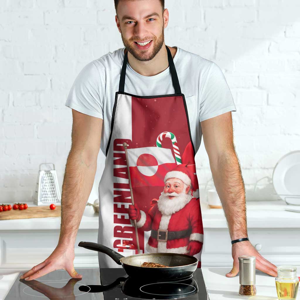 Greenland Santa Christmas Apron Nordic Holiday Pride Design - Wonder Print Shop