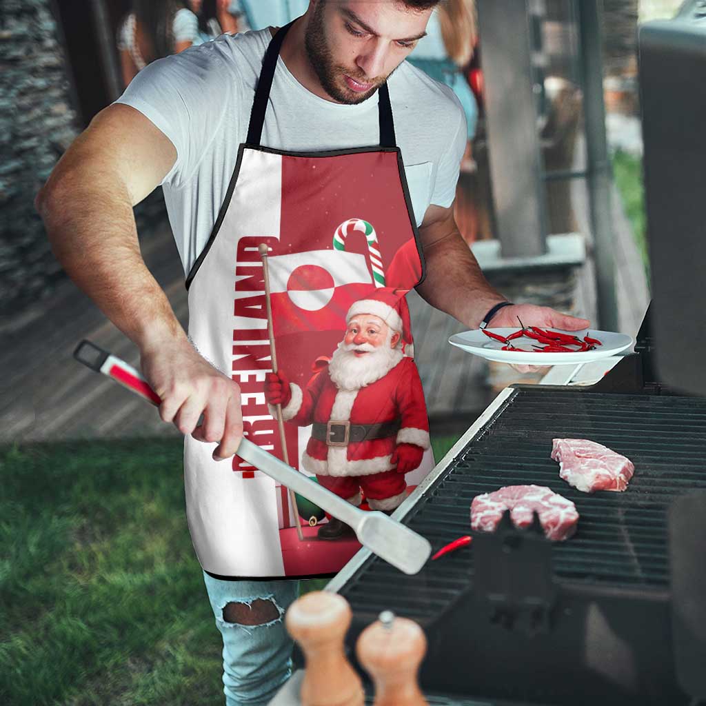 Greenland Santa Christmas Apron Nordic Holiday Pride Design - Wonder Print Shop