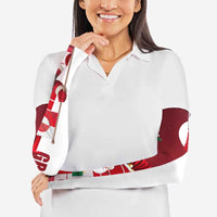 Greenland Santa Christmas Arm Sleeves Nordic Holiday Pride Design - Wonder Print Shop