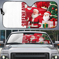 Greenland Santa Christmas Auto Sun Shade Nordic Holiday Pride Design - Wonder Print Shop