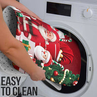 Greenland Santa Christmas Bathroom Set Nordic Holiday Pride Design - Wonder Print Shop