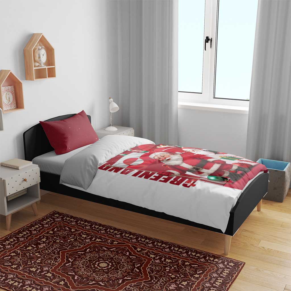 Greenland Santa Christmas Bedding Set Nordic Holiday Pride Design - Wonder Print Shop