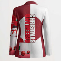 Greenland Santa Christmas Blazer Nordic Holiday Pride Design - Wonder Print Shop