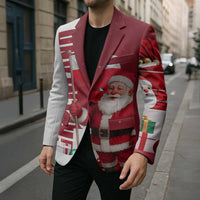 Greenland Santa Christmas Blazer Nordic Holiday Pride Design - Wonder Print Shop