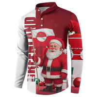 Greenland Santa Christmas Button Sweatshirt Nordic Holiday Pride Design - Wonder Print Shop