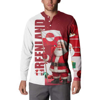 Greenland Santa Christmas Button Sweatshirt Nordic Holiday Pride Design - Wonder Print Shop