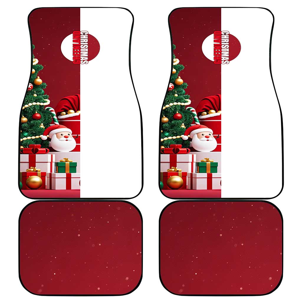 Greenland Santa Christmas Car Mats Nordic Holiday Pride Design - Wonder Print Shop