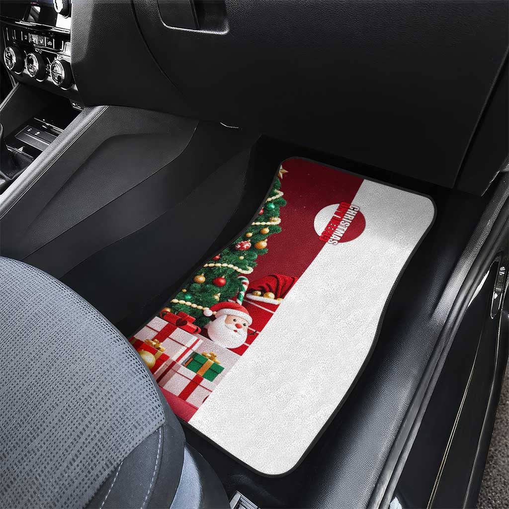 Greenland Santa Christmas Car Mats Nordic Holiday Pride Design - Wonder Print Shop