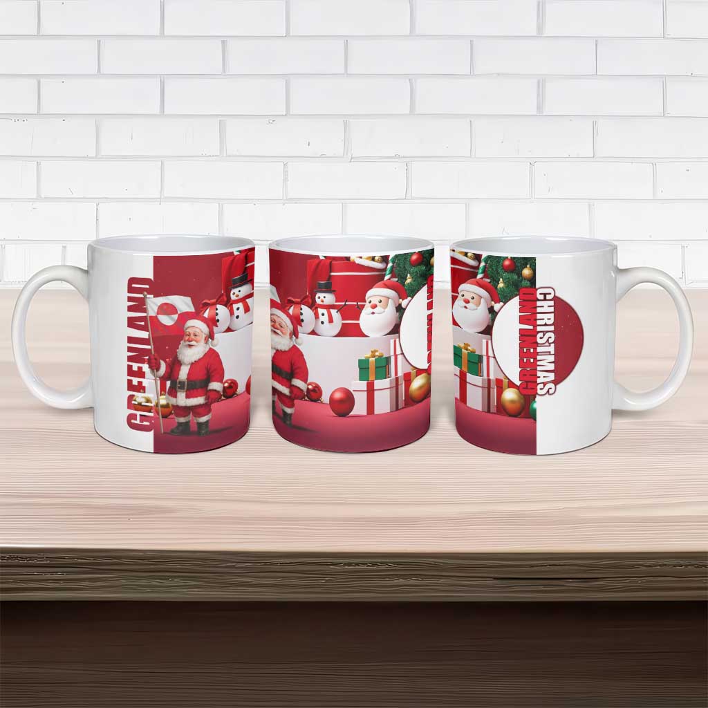 Greenland Santa Christmas Ceramic Mug Nordic Holiday Pride Design - Wonder Print Shop