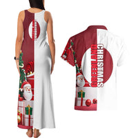 Greenland Santa Christmas Couples Matching Tank Maxi Dress and Hawaiian Shirt Nordic Holiday Pride Design - Wonder Print Shop