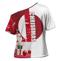 Greenland Santa Christmas Cross Shoulder Shirt Nordic Holiday Pride Design - Wonder Print Shop