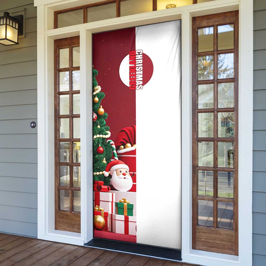 Greenland Santa Christmas Door Cover Nordic Holiday Pride Design - Wonder Print Shop