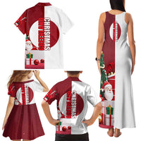 Greenland Santa Christmas Family Matching Tank Maxi Dress and Hawaiian Shirt Nordic Holiday Pride Design - Wonder Print Shop