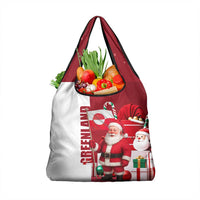 Greenland Santa Christmas Grocery Bag Nordic Holiday Pride Design - Wonder Print Shop