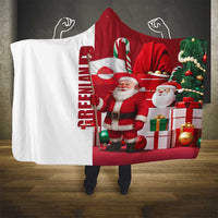 Greenland Santa Christmas Hooded Blanket Nordic Holiday Pride Design - Wonder Print Shop