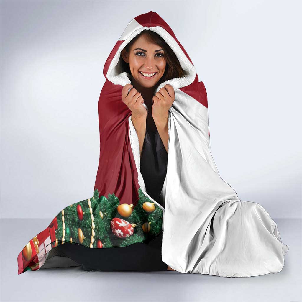 Greenland Santa Christmas Hooded Blanket Nordic Holiday Pride Design - Wonder Print Shop