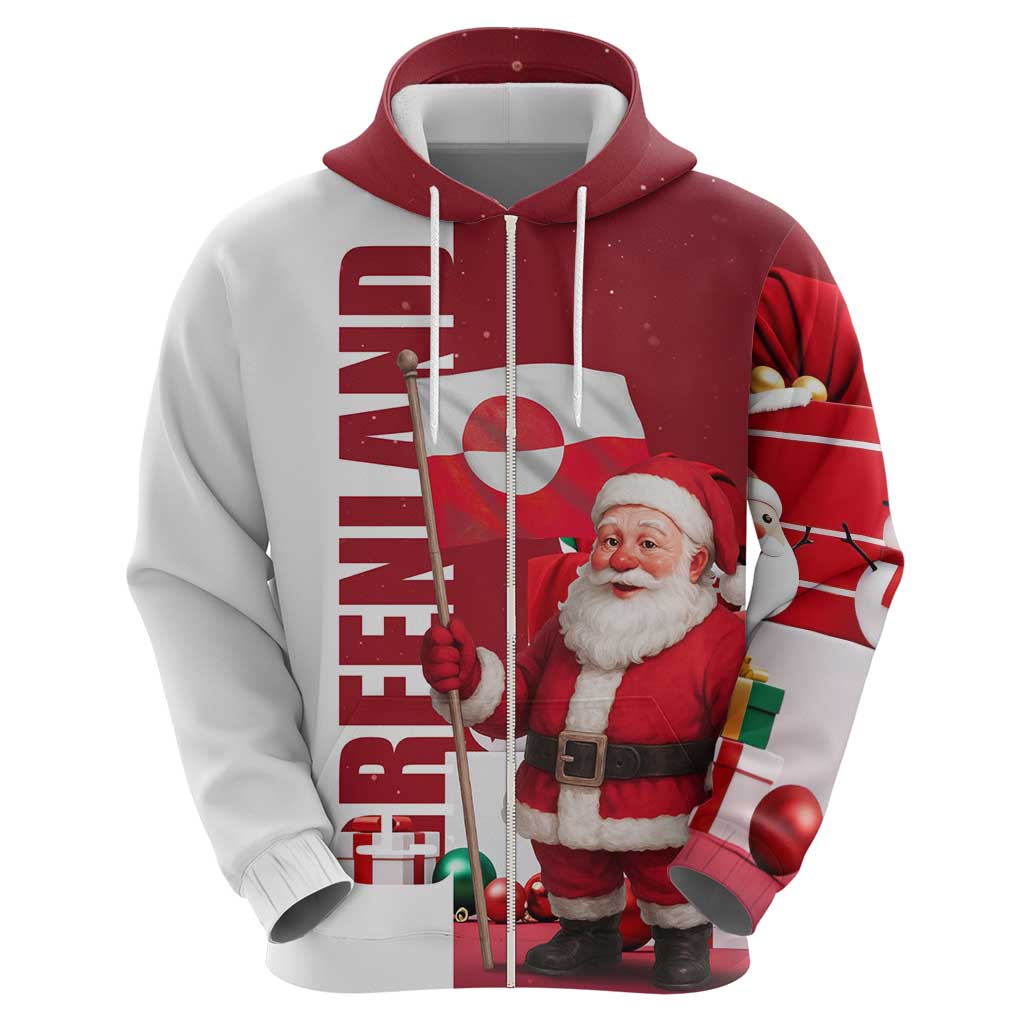 Greenland Santa Christmas Hoodie Nordic Holiday Pride Design - Wonder Print Shop