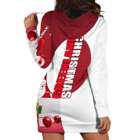 Greenland Santa Christmas Hoodie Dress Nordic Holiday Pride Design - Wonder Print Shop