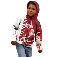 Greenland Santa Christmas Kid Hoodie Nordic Holiday Pride Design - Wonder Print Shop