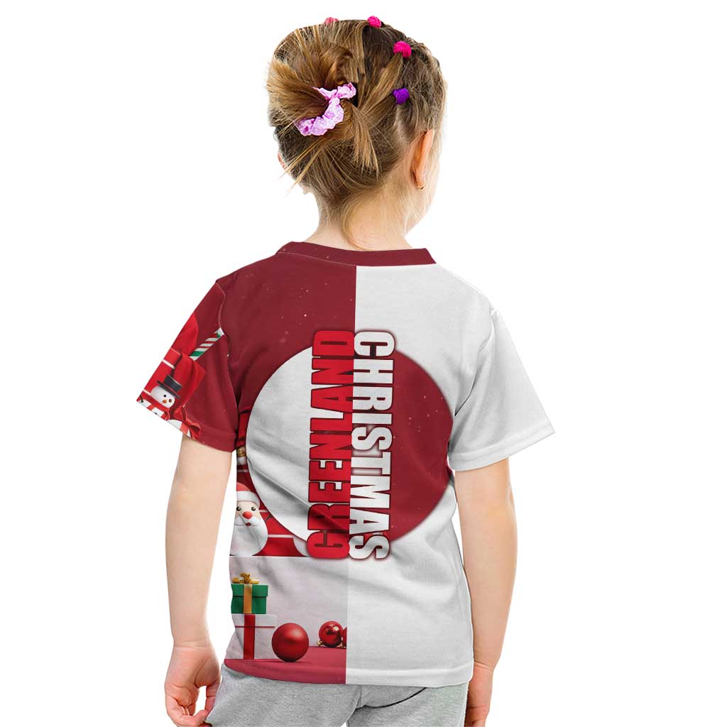 Greenland Santa Christmas Kid T Shirt Nordic Holiday Pride Design - Wonder Print Shop