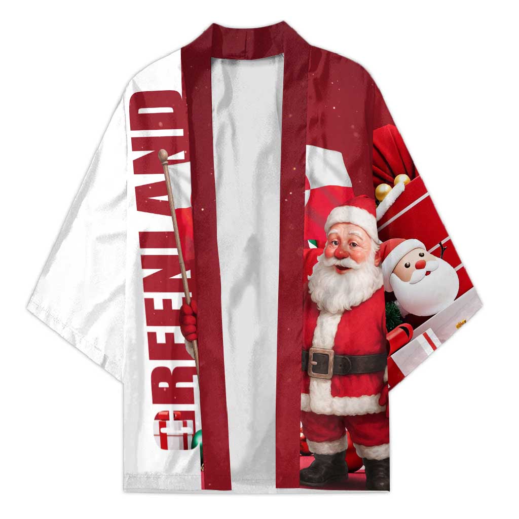 Greenland Santa Christmas Kimono Nordic Holiday Pride Design - Wonder Print Shop