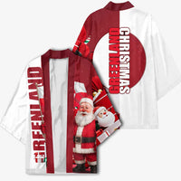 Greenland Santa Christmas Kimono Nordic Holiday Pride Design - Wonder Print Shop