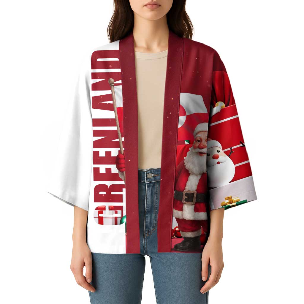 Greenland Santa Christmas Kimono Nordic Holiday Pride Design - Wonder Print Shop